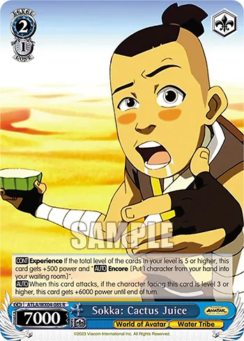 Sokka: Cactus Juice