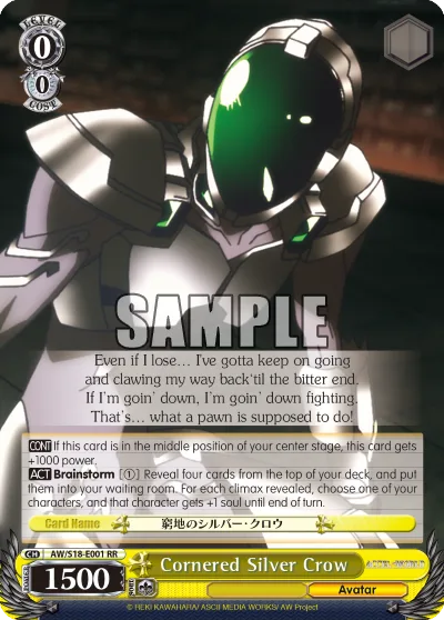 Cornered Silver Crow