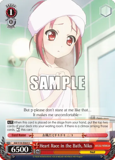 Heart Race in the Bath, Niko
