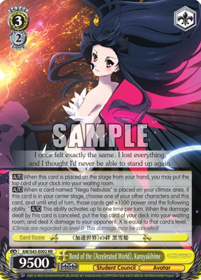Bond of the ""Accelerated World"", Kuroyukihime