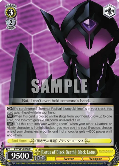 ""Lotus of Black Death"" Black Lotus