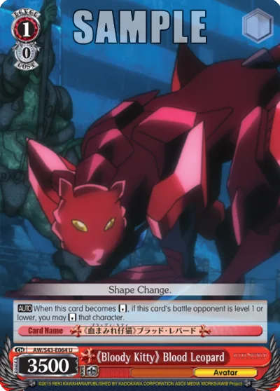 ""Bloody Kitty"" Blood Leopard