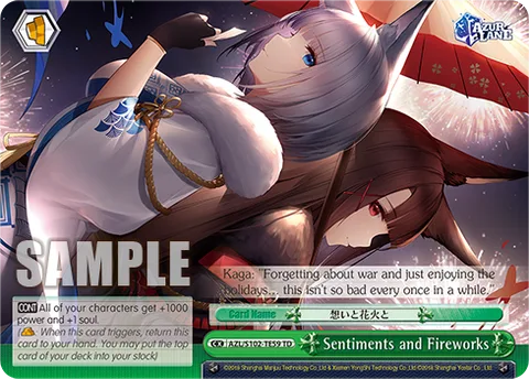 Sentiments and Fireworks