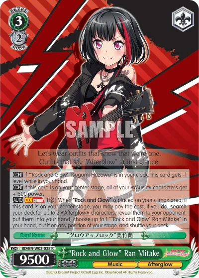 ""Rock and Glow"" Ran Mitake
