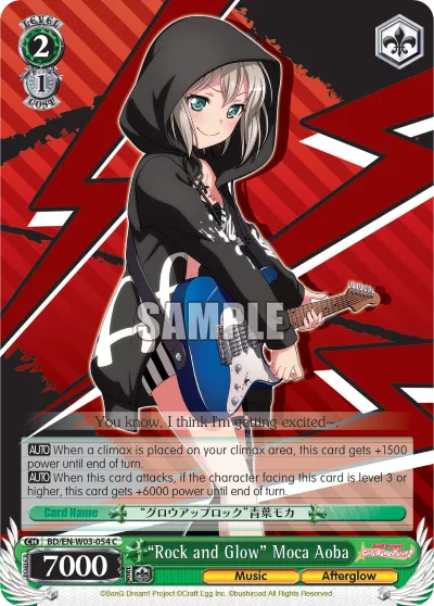 ""Rock and Glow"" Moca Aoba