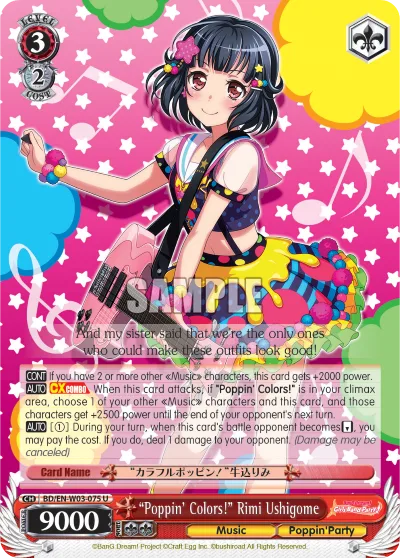""Poppin' Colors!"" Rimi Ushigome