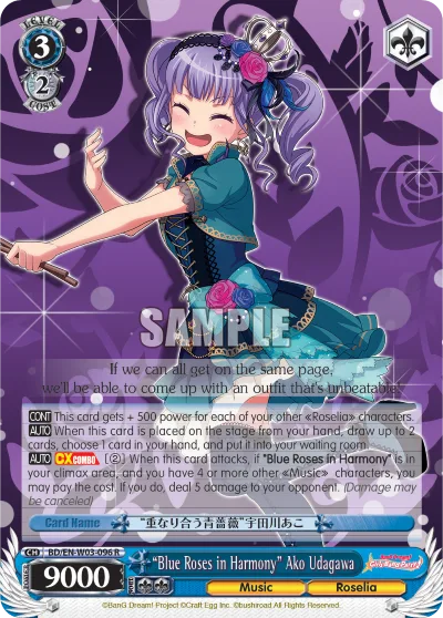 ""Blue Roses in Harmony"" Ako Udagawa