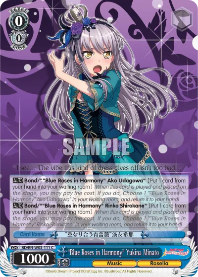 ""Blue Roses in Harmony"" Yukina Minato