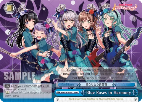 Blue Roses in Harmony