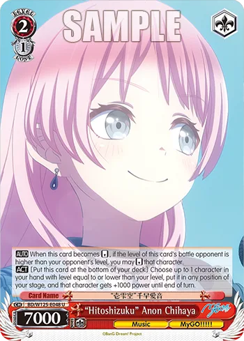 ""Hitoshizuku"" Anon Chihaya