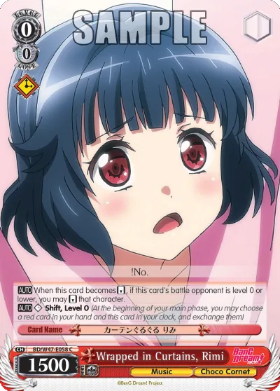 Wrapped in Curtains, Rimi