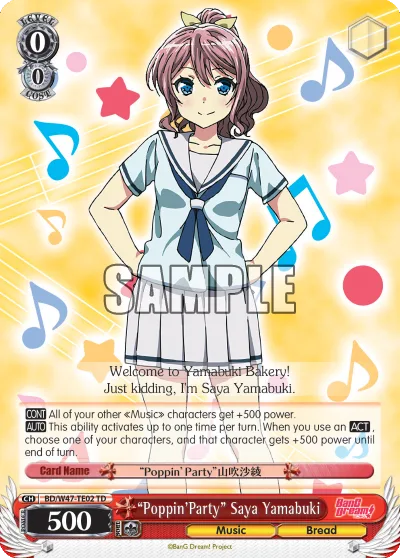 ""Poppin'Party"" Saya Yamabuki