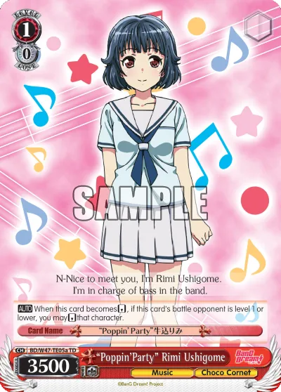 ""Poppin'Party"" Rimi Ushigome