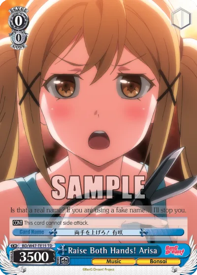 Raise Both Hands! Arisa