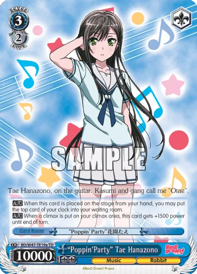 ""Poppin'Party"" Tae Hanazono