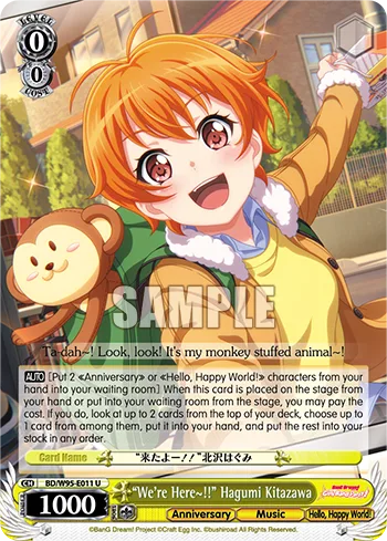 ""We're Here~!!"" Hagumi Kitazawa