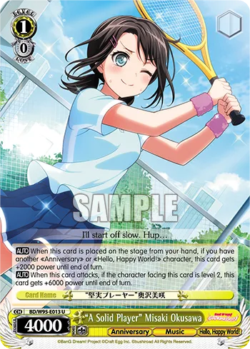 ""A Solid Player"" Misaki Okusawa