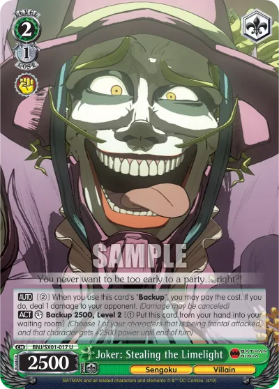 Joker: Stealing the Limelight