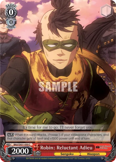 Robin: Reluctant Adieu