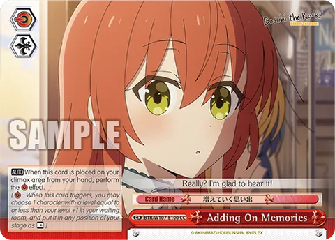 Adding On Memories