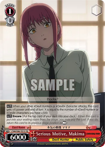 Serious Motive, Makima