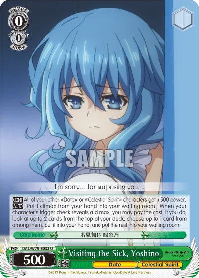 Visiting the Sick, Yoshino