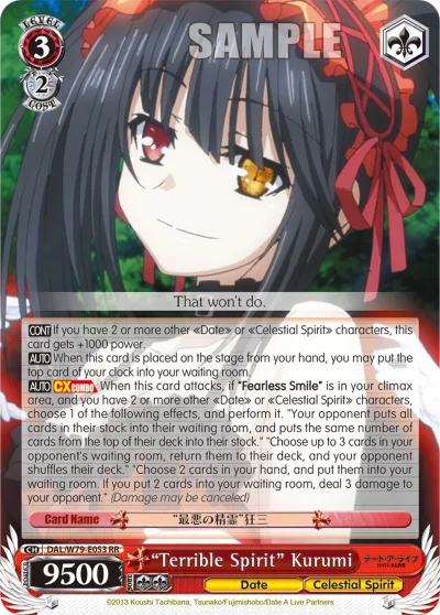 ""Terrible Spirit"" Kurumi