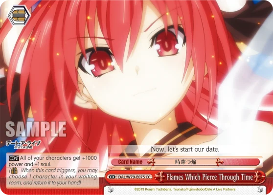 Flames Which Pierce Through Time