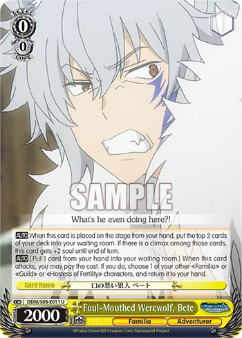 Foul-Mouthed Werewolf, Bete