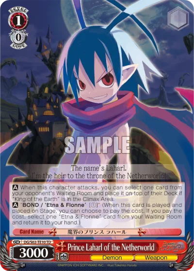 Prince Laharl of the Netherworld