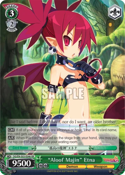 ""Aloof Majin"" Etna