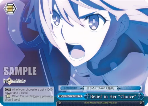 Belief in Her ""Choice""