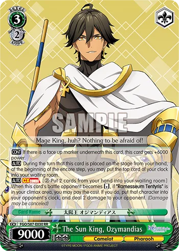 The Sun King, Ozymandias