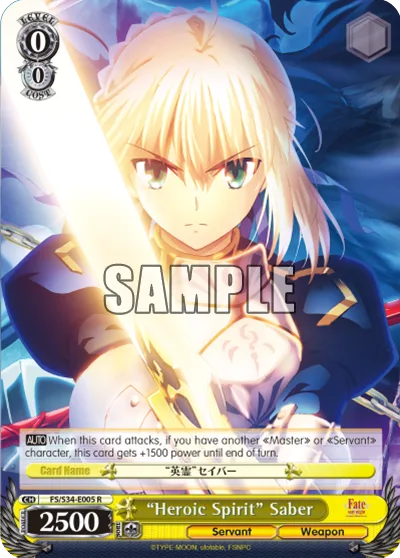 ""Heroic Spirit"" Saber