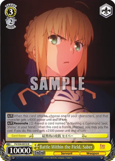 Battle Within the Field, Saber