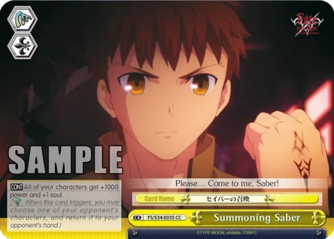 Summoning Saber