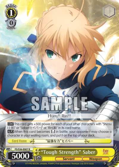 ""Tough Strength"" Saber