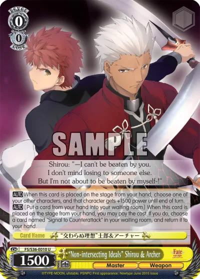 ""Non-intersecting Ideals"" Shirou & Archer