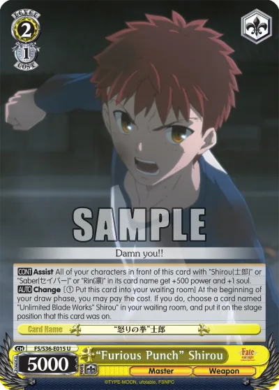 ""Furious Punch"" Shirou
