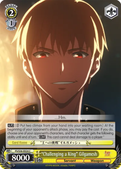""Challenging a King"" Gilgamesh