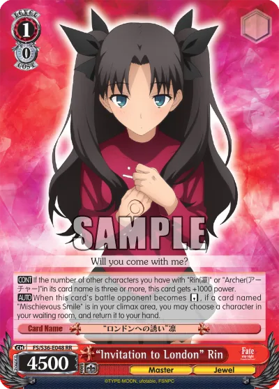 ""Invitation to London"" Rin