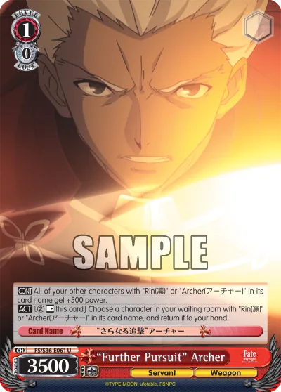 ""Further Pursuit"" Archer