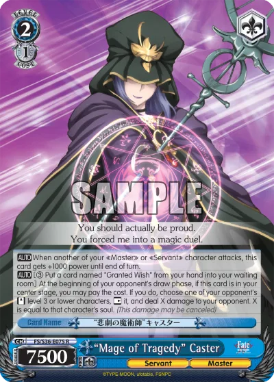 ""Mage of Tragedy"" Caster