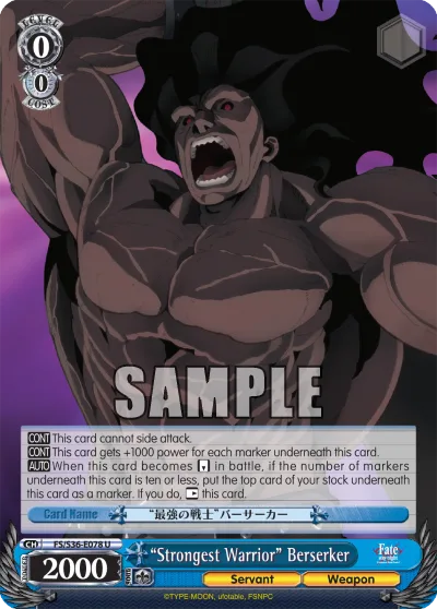 ""Strongest Warrior"" Berserker