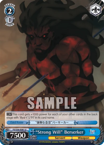 ""Strong Will"" Berserker