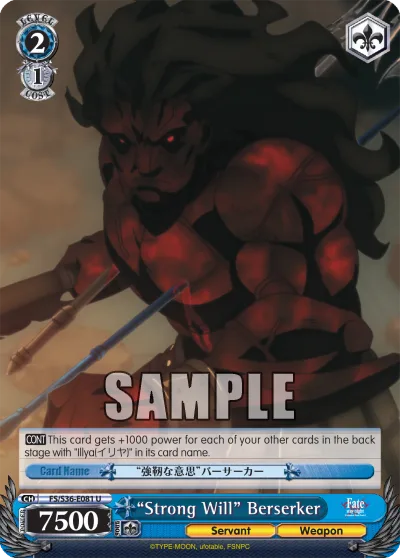 ""Strong Will"" Berserker