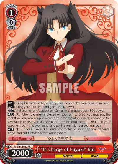 ""In Charge of Fuyuki"" Rin
