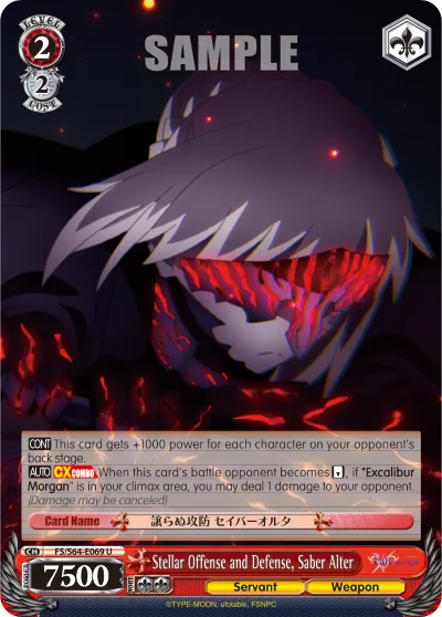 Stellar Offense and Defense, Saber Alter