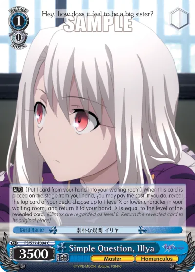Simple Question, Illya