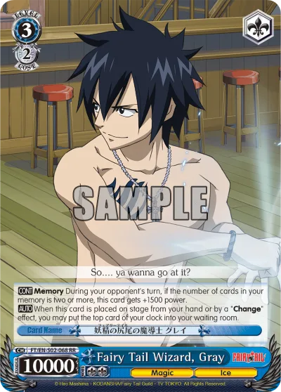 Fairy Tail Wizard, Gray